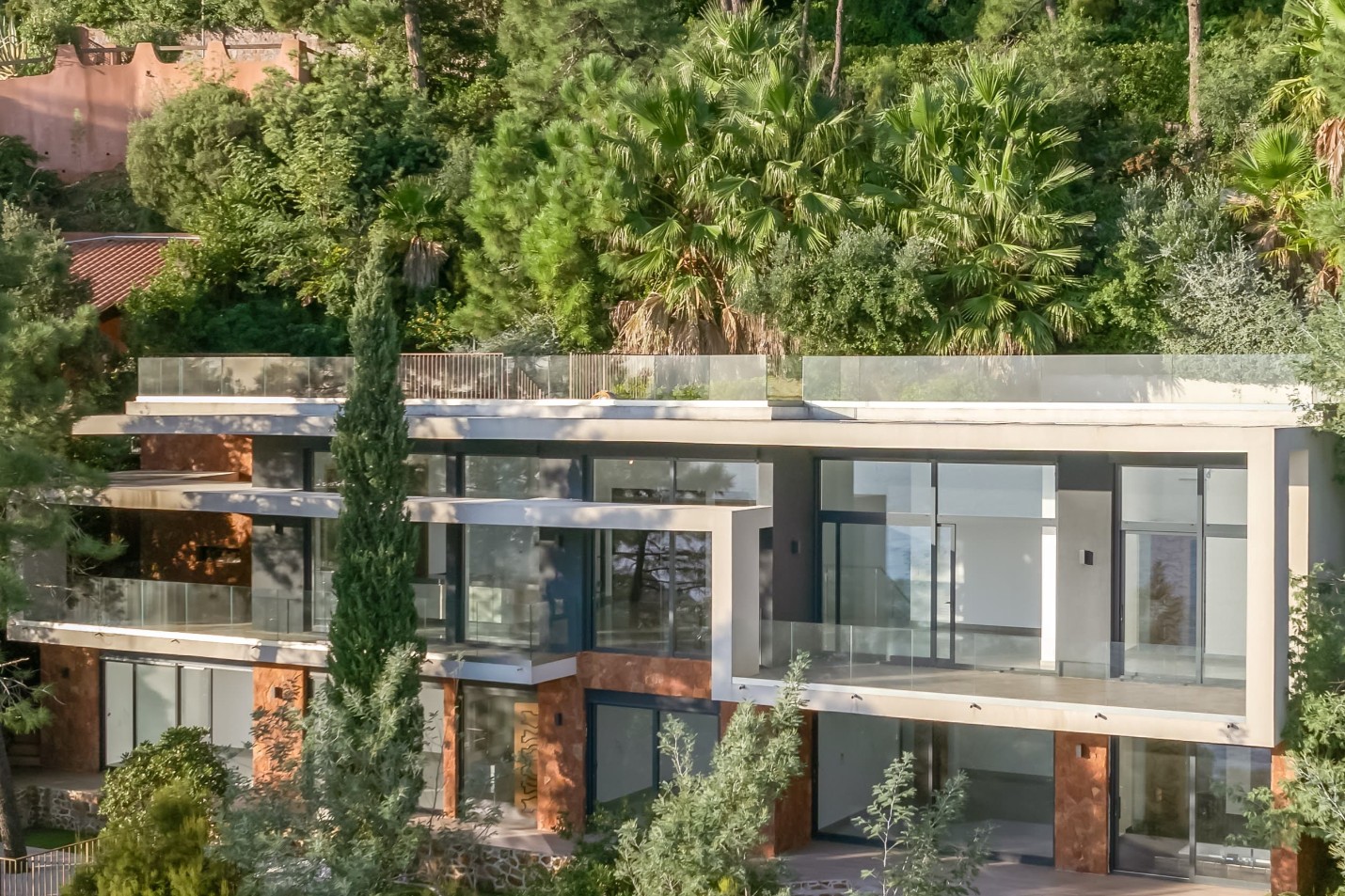 A classic Riviera villa mid-renovation, blending period character with modern updates
